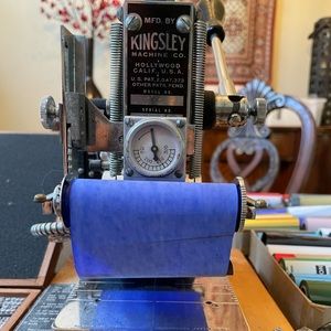 Kingsley Hot Foil Machine and Accessories